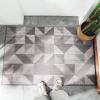 入户地垫进防滑垫家用口地毯入脚垫玄关耐磨防滑客厅垫_8 50x80cm 时光回廊-棕