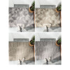 入户地垫进防滑垫家用口地毯入脚垫玄关耐磨防滑客厅垫_8 50x80cm 时光回廊-灰