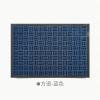 豪宅大口入户地垫厅脚垫家用防滑垫商业地毯户外进户垫_5 45x75cm【厚实不移位】 方语-蓝色
