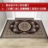 进地垫红色喜庆家用脚垫喜字垫定制玄关卧室入户中式客厅地毯_657 160*230cm 双喜-咖色