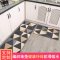 厨房地垫防滑防油家用长条脚垫耐脏地板垫子吸水吸油防水厨房地毯_4 50*120cm 几何蓝