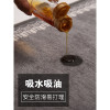 厨房地垫防滑防油家用长条脚垫耐脏地板垫子吸水吸油防水厨房地毯_4 50*80cm 网格咖
