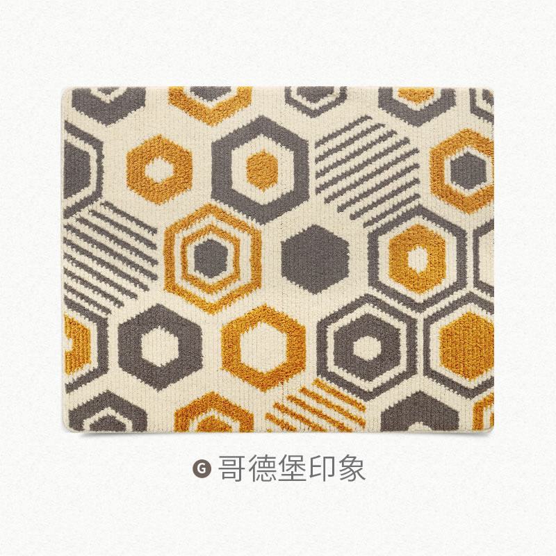 地毯垫入户进脚垫厅进垫子家用大口蹭土垫定制内地垫_4 80*120cm 哥德堡印象