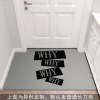 简约入户地垫家用脚垫进厅地毯垫口防滑垫定制家用垫子_1_309 0.6&times;0.9米（支持裁剪，可定制） 绿色watercolor-绿色