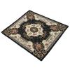 欧式地垫垫脚垫厅卧室客厅地毯方形入户垫子定制_706_191 90×90CM 165咖啡色