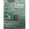 加厚浴室防滑垫卫生间地垫吸水脚垫纯色柔软家用垫卧室地毯_2_177 80×120CM 蓝色