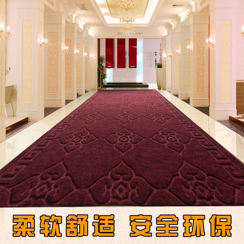 可裁剪PVC复合地垫蹭脚垫防滑垫垫子走廊过道防滑电梯红地毯定做_3_179 160宽度*10厘米 深红桃心