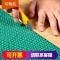 塑料镂空垫子厨房卫生间浴室淋浴PVC防水防滑垫口地毯工厂家居_3_429 2米宽*5米长【加密5mm厚】 蓝色