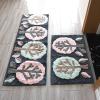田园花朵地垫垫浴室吸水地垫卧室床边地毯阳台厨房移长条地垫_1_778 45*180cm的两片 乳白色白底花花成套拍