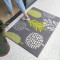 进地垫可水洗防滑入户地毯防尘耐脏易清洗玄关垫清新现代古典_5 约45*120cm 咖啡色彩圈彩菱形