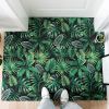 北欧ins入户口地垫进脚垫家用玄关入地毯可裁剪丝圈垫_3 60*90cm【常规压边】 叶语幽香