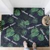 北欧ins入户口地垫进脚垫家用玄关入地毯可裁剪丝圈垫_3 50*120cm【可裁剪无压边】 绿色生活