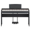 YAMAHA雅马哈电钢琴P-125AB黑色88键重锤成人儿童专业考级数码钢琴 主机+木架+三踏板 黑色