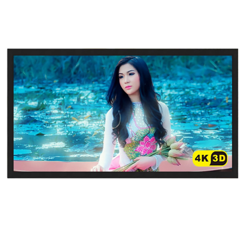 经科JK画框投影幕布投影机中边框N4-FL/W1玻纤白幕180寸2.35:1