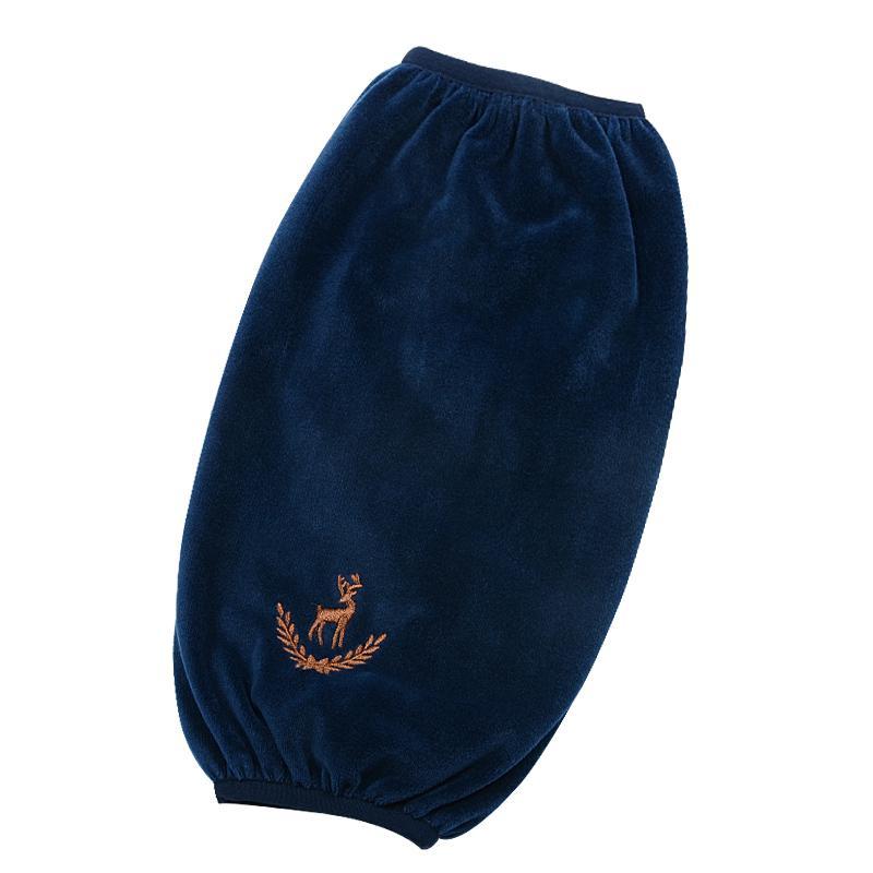 黑色袖套女长款秋冬护袖保暖男士工作成人韩版手袖头防脏加绒套袖_266