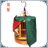 笼竹制老竹鸟笼大号八哥画眉笼鸟笼子小号小型鹦鹉家用手工 老料款36cm直径-全配套（高配）