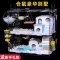 仓鼠笼子亚克力金丝熊窝小花枝鼠大别墅双层套餐玩具用品套装齐全_1 单层中号旗舰