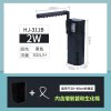 小型鱼缸过滤器增氧泵充氧泵打氧机三合一净水超静音循环加氧家用_1 默认尺寸 雨淋过滤HJ-311B黑色2W
