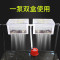 小型鱼缸乌龟龟缸过滤器低水位免换水浅水净水过滤盒大型家用自制 默认尺寸 【双盒套餐1】升级款：大号