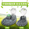 陆龟水盆泡澡喝水乌龟喂食盆爬虫缘爬宠喂水蜥蜴用品_1 默认尺寸 中号饮水器（送多肉植物）