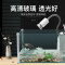 玻璃乌龟缸家用水陆缸带晒台别墅小大型鱼缸龟鱼混养缸乌龟专用缸_2 默认尺寸 小号龟缸（22*15*15）套餐四