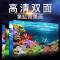 鱼缸壁纸背景纸画高清图3d鱼缸装饰品背景画双面造景珊瑚石背景板_2 默认尺寸 30高62长（无J款）