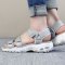 斯凯奇（SKECHERS）女鞋Dlites厚底增高凉鞋魔术贴运动休闲鞋凉鞋31514 31514-LTPK（女） 6.5（36.5码）
