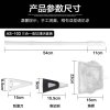 鱼缸刷子清洁长柄清洗工具鱼缸清理清洁工具鱼缸擦鱼缸清洁刷_9 默认尺寸 高颜值鱼缸刷刷缸刮藻捞鱼三合一