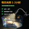 乌龟晒背灯全光谱爬宠陆龟蜥蜴太阳灯加热灯泡爬虫保温灯_1 默认尺寸 乌龟晒背灯短款（灯架+35W灯泡+50W灯泡）3C认证
