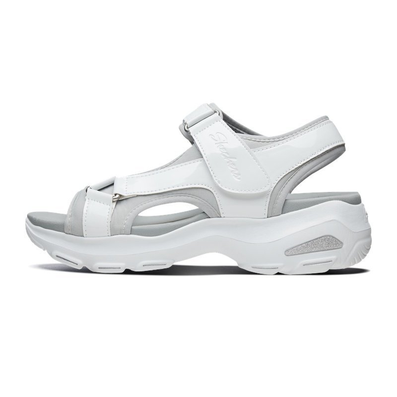斯凯奇（SKECHERS）女鞋厚底老爹鞋熊猫凉鞋沙滩鞋凉鞋32381 32381-WGY（女） 5（35码）