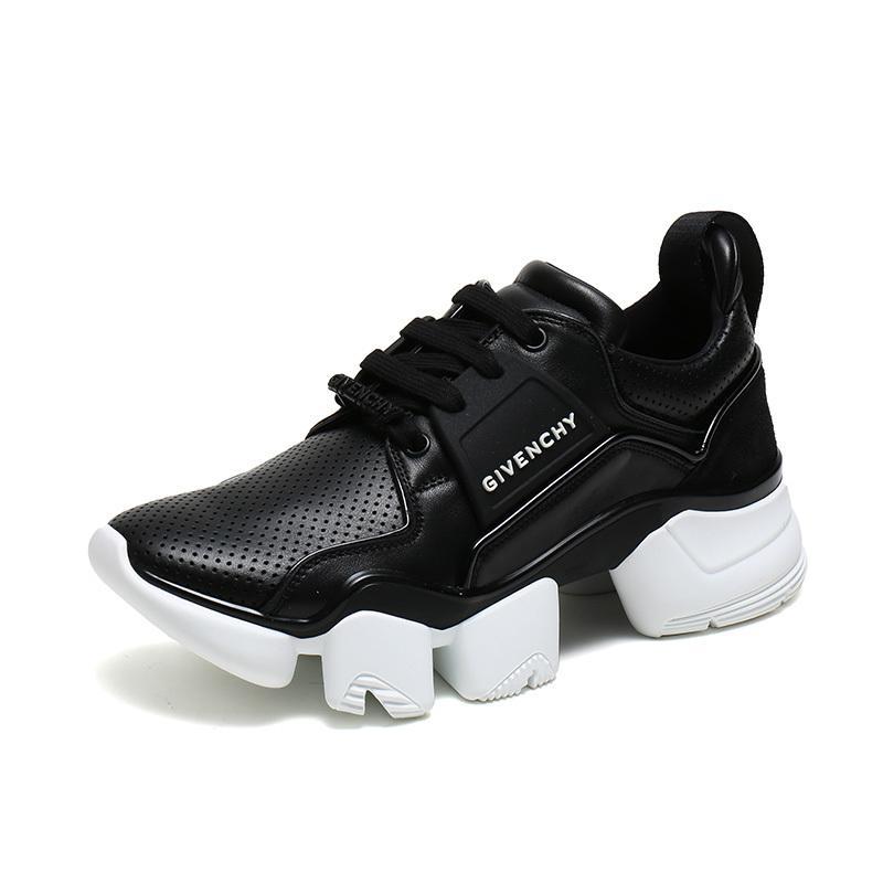 GIVENCHY 纪梵希 男款皮革低帮JAW运动鞋系带休闲鞋 BH001NH0FA 001-黑色 40
