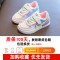 DILIKAN新品aj1莆田同款鞋空军一号女童鞋秋冬款2019运动鞋加绒儿童版鞋时尚潮男童_882 蓝粉色高帮加绒 27内长17.0厘米