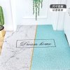 北欧入户地垫ins风进入丝圈蹭脚垫家用定制任意可裁剪地毯_2 90*120cm 爱在黎明可裁丝圈地垫