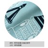 北欧简约窗帘客厅卧室儿童房窗帘网红ins遮光飘窗挂钩窗帘纱帘_1 宽3高2.6挂钩【高度免费裁剪】 绣花城堡(浅蓝)窗帘