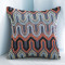 民族风抱枕几何图案现代简约正方形靠枕套大号客厅沙发靠背床头_1 45*45（单独枕套） 多彩菱形抱枕