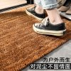 现代简约入户地垫进蹭土垫外脚垫刮泥家用吸水地毯 50*80cm （预售）椰棕素色地垫