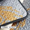 现代简约灰色布艺四季通用沙发垫北欧沙发罩全包家用防滑沙发 90*240cm 秋叶咖色沙发垫