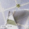 欧式茶几桌布客厅棉麻复古田园风格餐桌布艺长方形垫子美式轻奢风 50*145cm【双口袋收纳】 浮尘之叶（浅绿）茶几布
