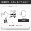 浴帘浴室防水布粉色少女心卫生间挂帘套装免打孔洗澡间隔断帘 默认尺寸 【套餐含杆优惠10元】220*200cm