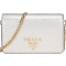 PRADA 普拉达 女士皮革 单肩包 1BP006 NZV V COW F01BK-V-COW-玫红色