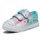 斯凯奇（SKECHERS）童鞋低帮可爱帆布鞋时尚闪钻印花魔术贴休闲鞋10728N 10728N-DMLT（童） 4（36码）