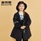 波司登童装新款时尚风衣外套刺绣女童多穿保暖羽绒服 150cm(150/72) 硕士黑8500