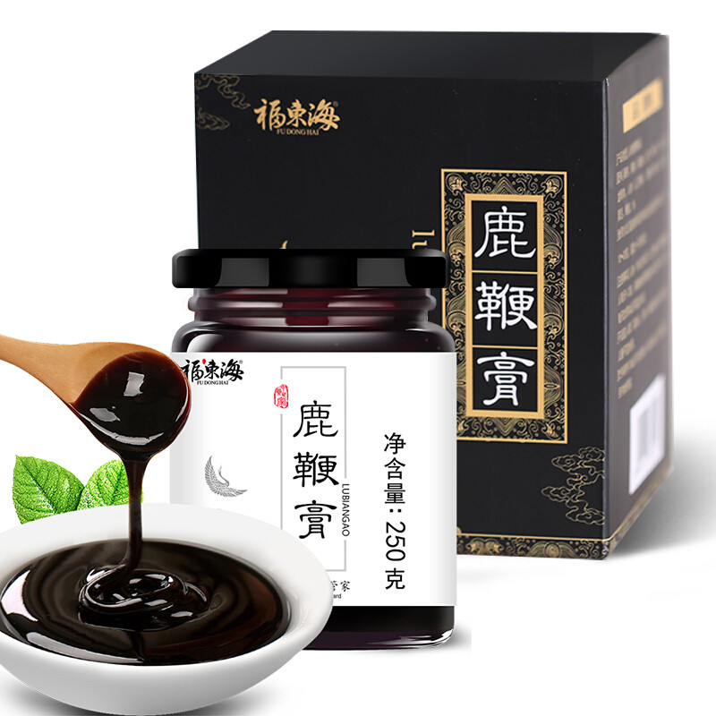 吉林敖东鹿鞭膏男性滋补膏可搭人参鹿鞭片牡蛎片梅花鹿鞭鹿茸鹿血鹿