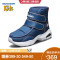 斯凯奇（SKECHERS）童鞋男童女童D’lites魔术贴保暖短靴休闲鞋664108L 664108L-NVOR（童） 11（27.5码）