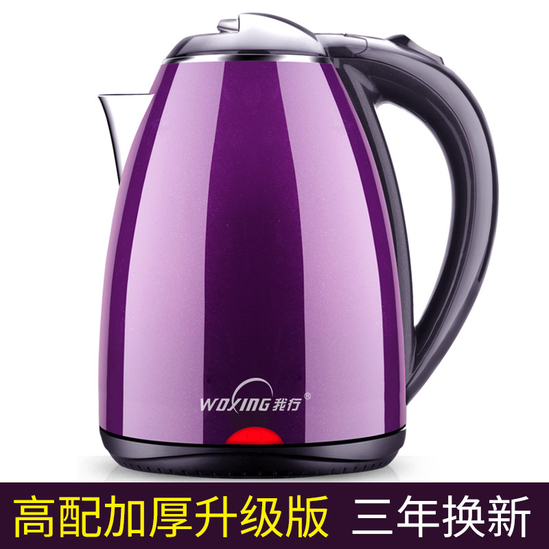 烧水壶家用自动断电保温一体宿舍学生小型煮热水电水电热快壶电壶_2 高配尊贵紫【尊贵高配升级加厚版】85%人选择