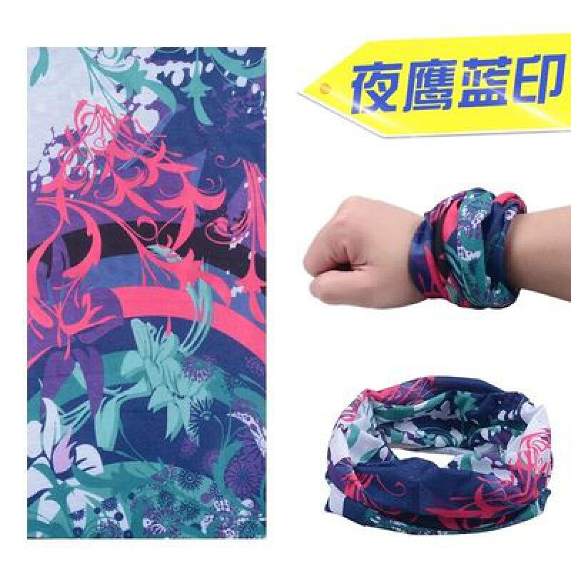 【优先发货】自行车魔术头巾面巾女夏季户外防晒面罩男士脖套全脸骑行装备围脖 头巾16号