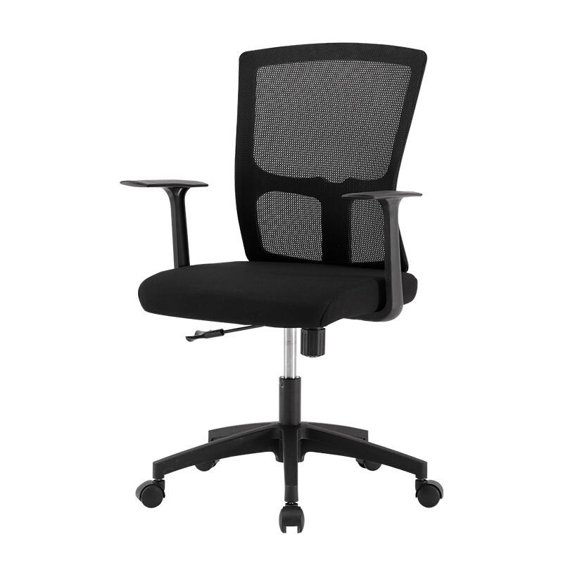 全简办公椅电脑椅升降职员会议椅人体工学椅黑色