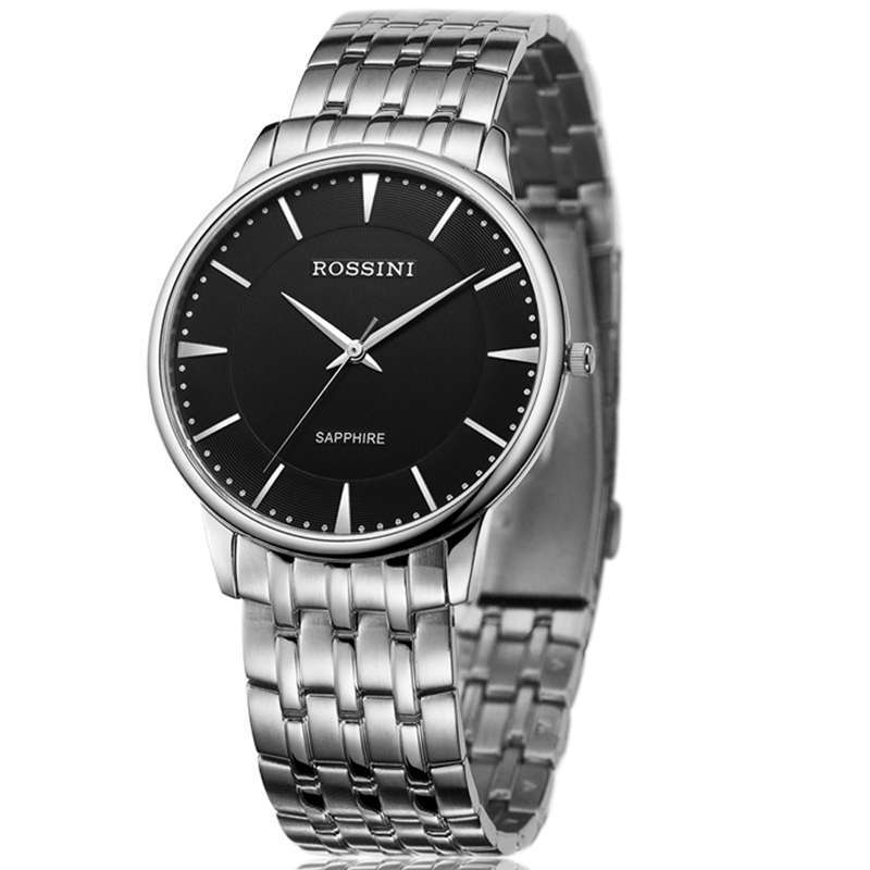 rossini罗西尼丝绸超薄系列不锈钢石英女表5492w04b (商品编号