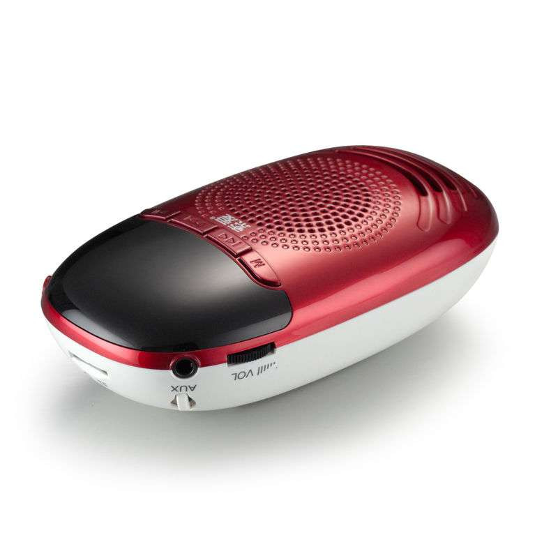 索爱便携式数码小音箱s-188(可乐红)