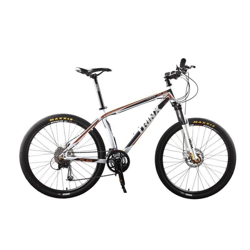 正品14款千里达极限x6山地车自行车 27速油刹荣轮xcr可调线控前叉 哑